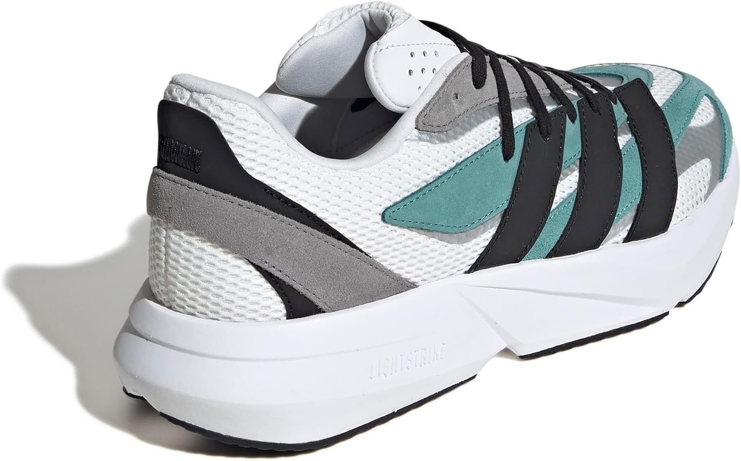 image:imageadidas Unisex Adult Lightblaze Athletic SandalsWhiteBlackCollegiate Green
