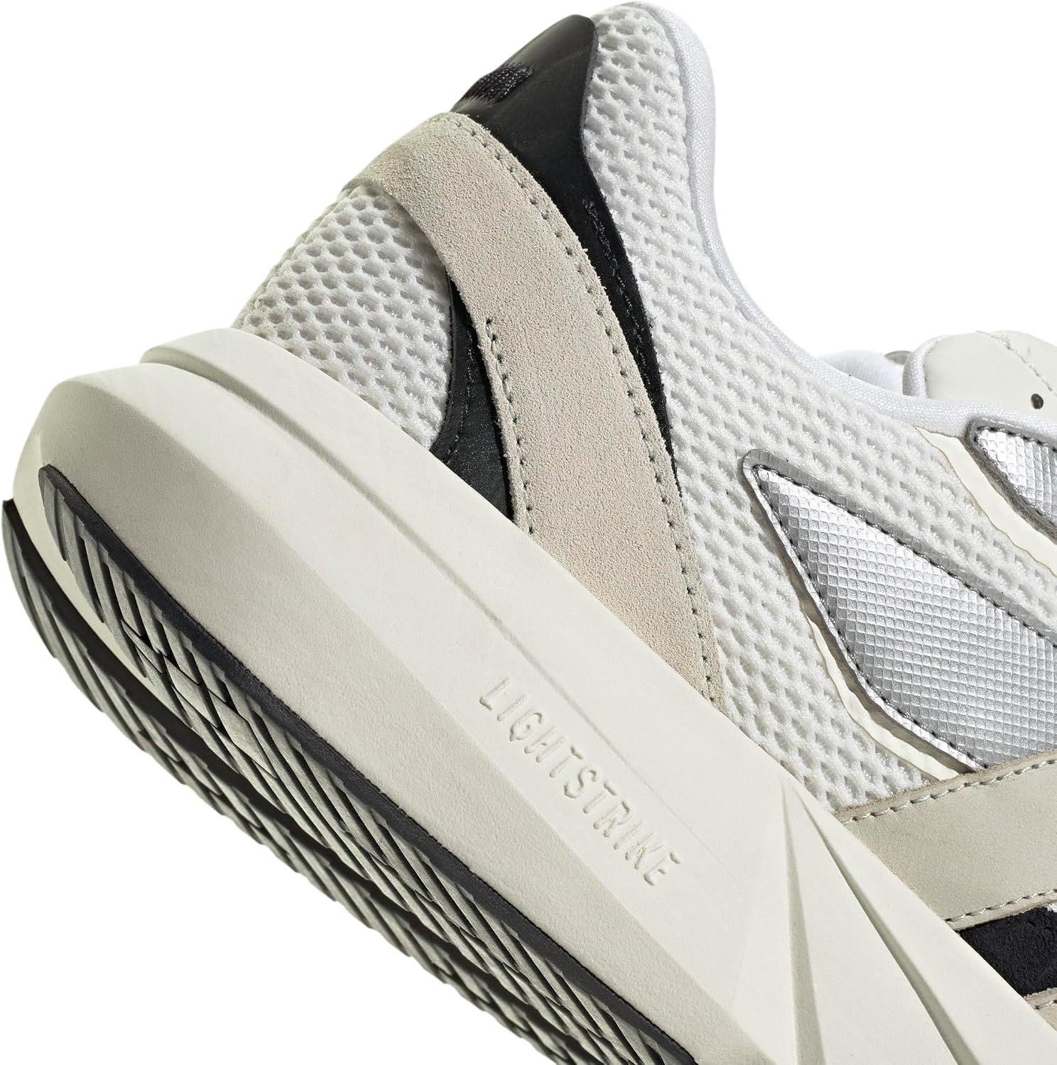 image:imageadidas Unisex Adult Lightblaze Athletic SandalsWhiteOff WhiteSilver Metallic