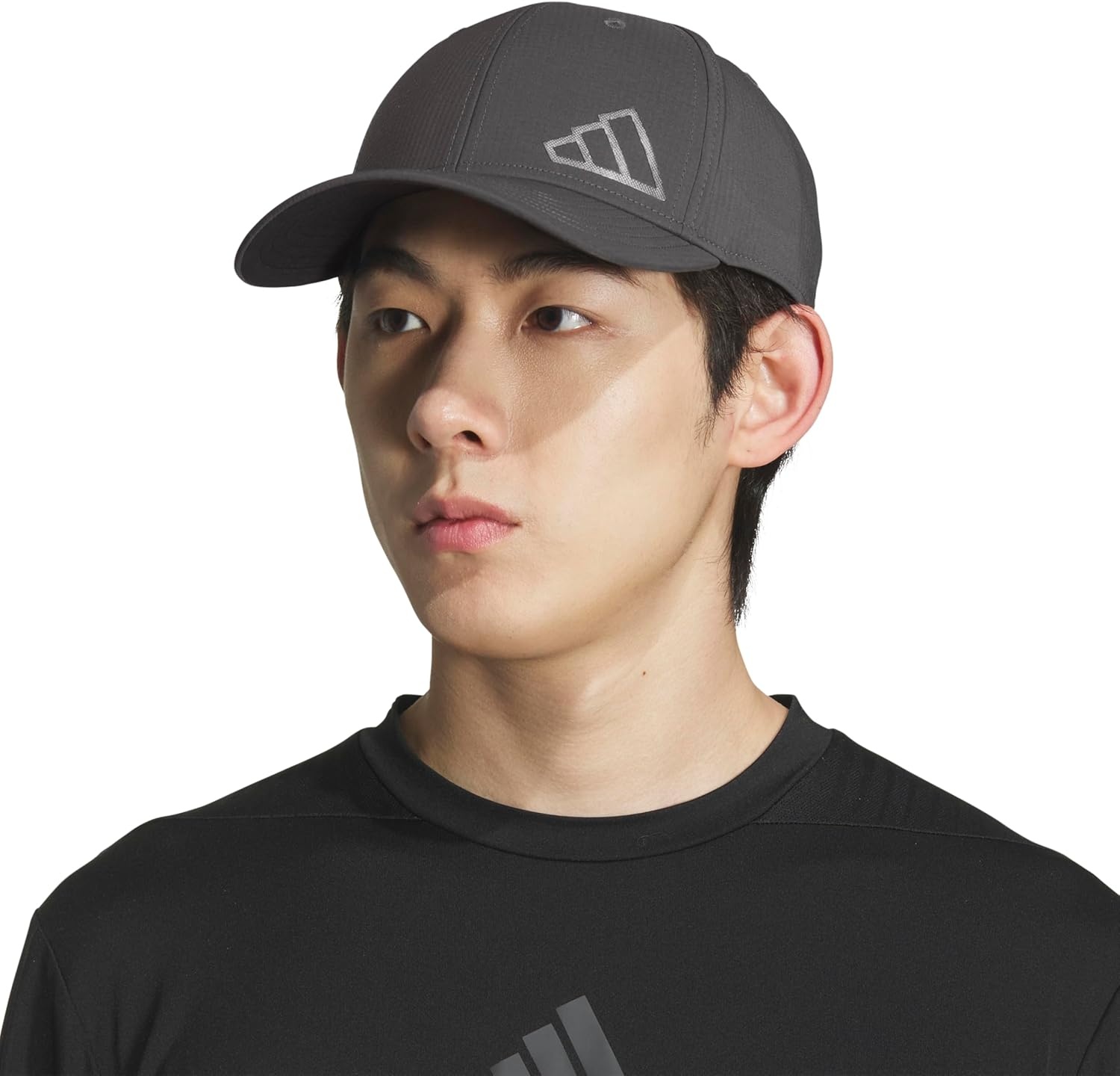 image:imageadidas Unisex Adult Showcase Hat Showcase Adjustable Athletic Sports CapGrey SixBlackBlack