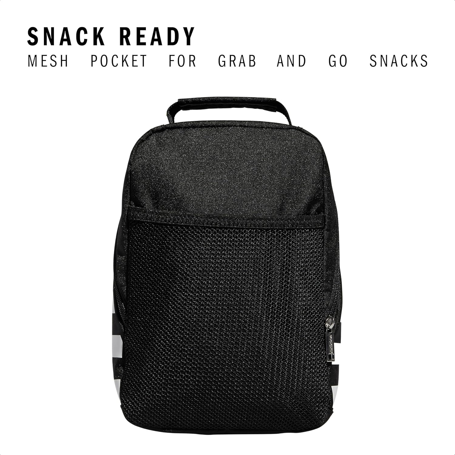 image:imageadidas Unisex Santiago Lunch Bag Cooler for Women and Men Insulated Food Container Box with Mesh PocketBlack Rainbow10