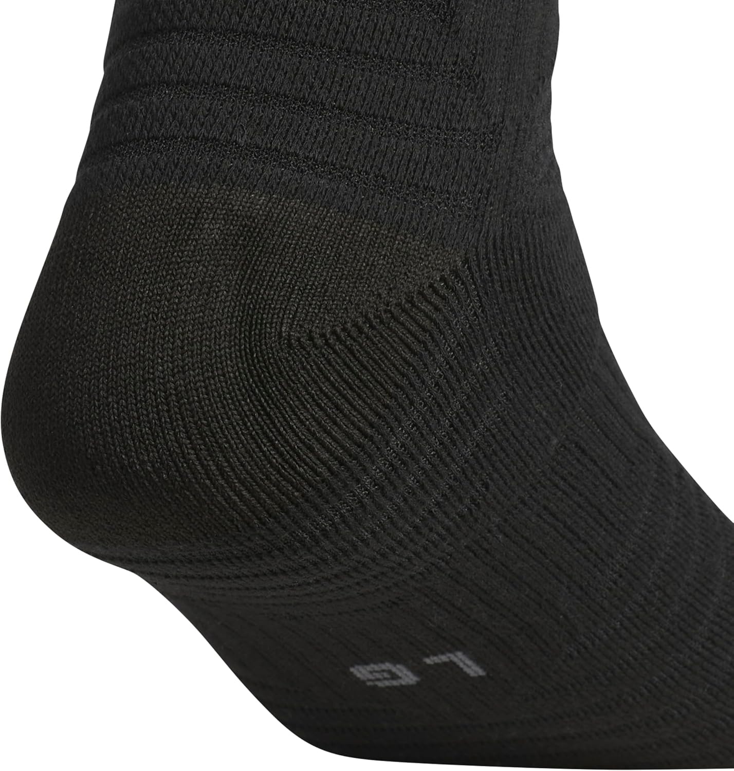 image:imageadidas Unisex Select Basketball Socks 1 PairBlackWhiteOnix Grey1Slouch Crew