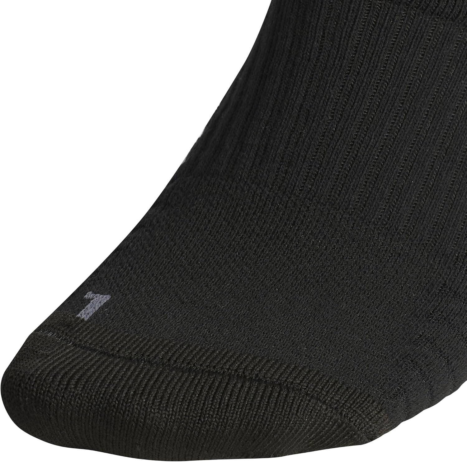 image:imageadidas Unisex Select Basketball Socks 1 PairBlackWhiteOnix Grey1Slouch Crew