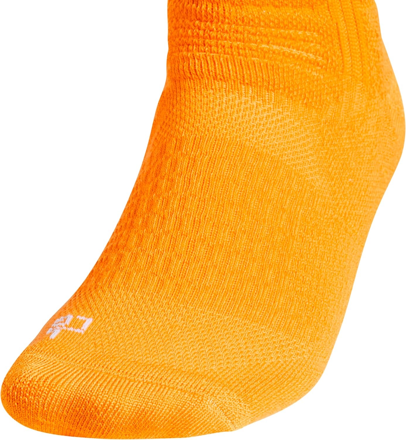 image:imageadidas Unisex Select Basketball Socks 1 PairBright OrangeWhite2Quarter