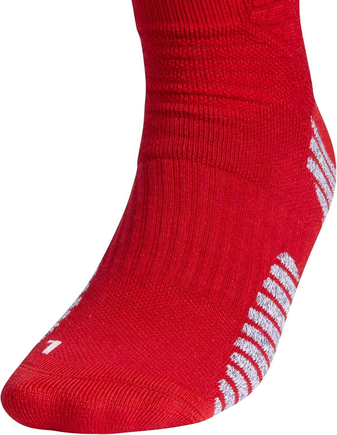 image:imageadidas Unisex Select Basketball Socks 1 PairTeam Power RedWhite1Crew