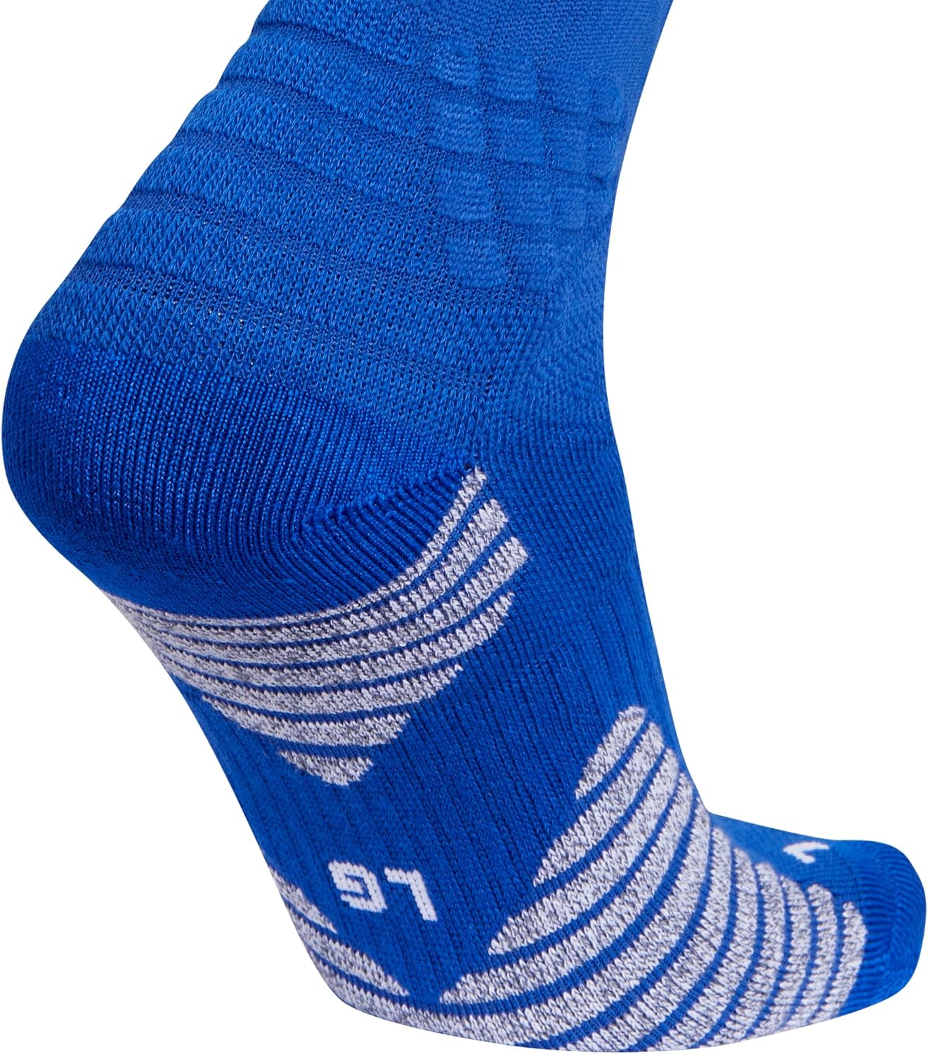image:imageadidas Unisex Select Basketball Socks 1 PairTeam Royal BlueWhite1Crew