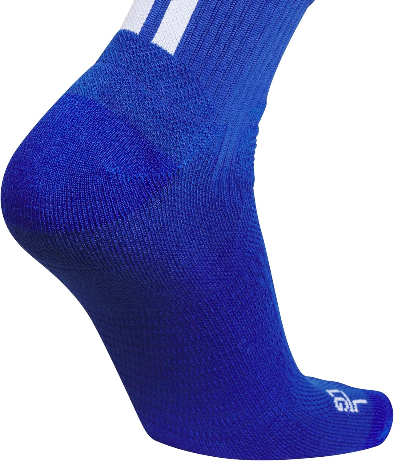 image:imageadidas Unisex Select Basketball Socks 1 PairTeam Royal BlueWhite2Quarter