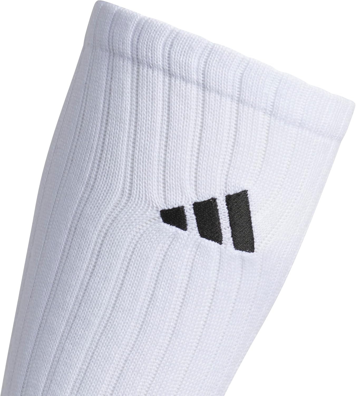 image:imageadidas Unisex Select Basketball Socks 1 PairWhiteBlackClear Onix Grey1Slouch Crew