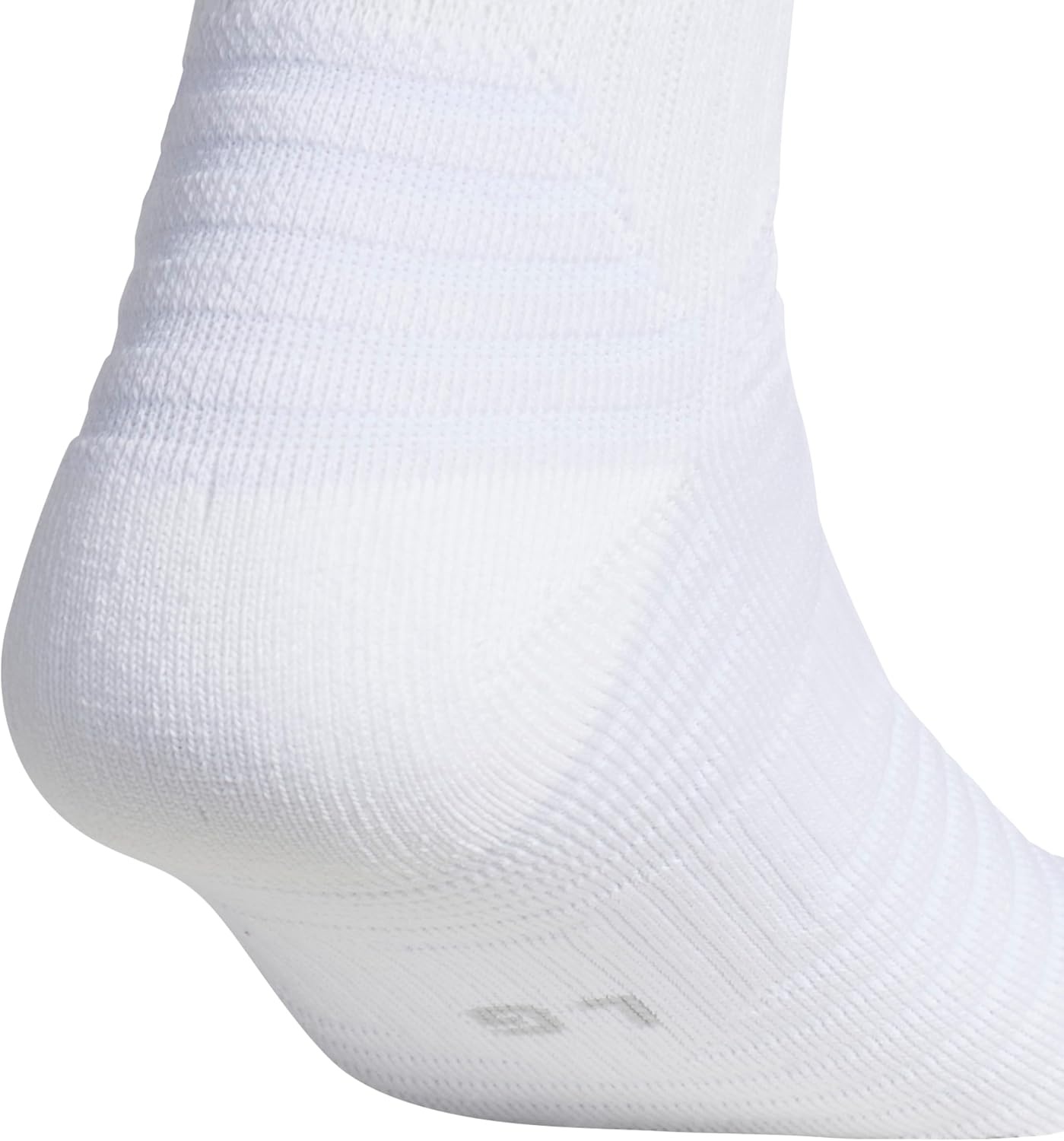 image:imageadidas Unisex Select Basketball Socks 1 PairWhiteBlackClear Onix Grey1Slouch Crew