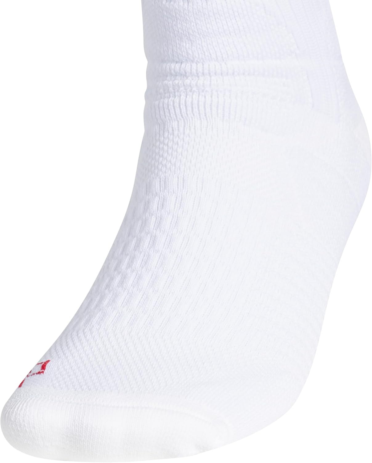 image:imageadidas Unisex Select Basketball Socks 1 PairWhiteTeam Power Red 22Quarter