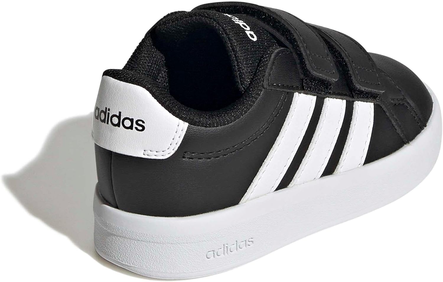 image:imageadidas UnisexBaby Grand Court 30 Hook amp LoopBlackWhiteWhite