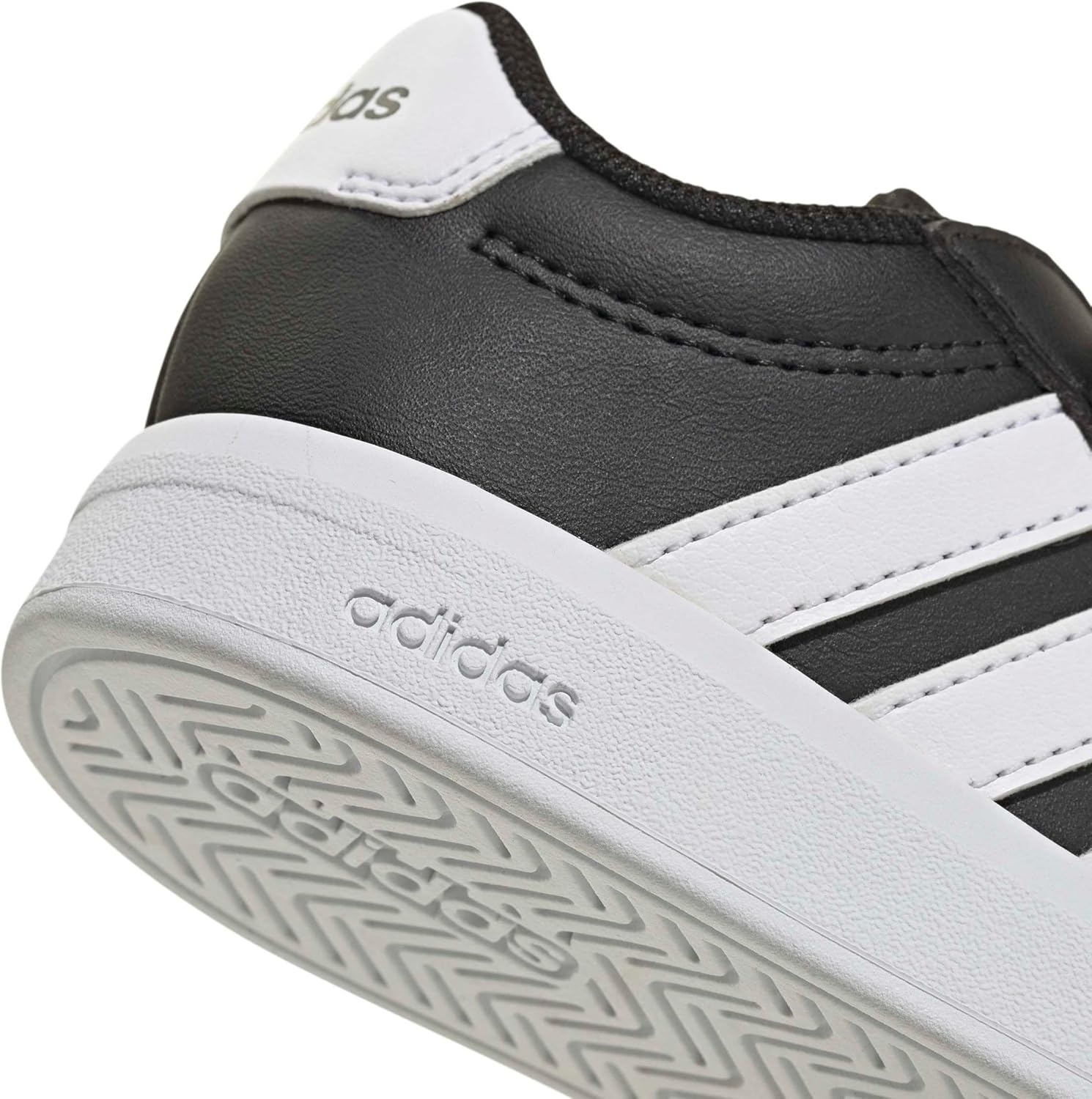 image:imageadidas UnisexBaby Grand Court 30 Hook amp LoopBlackWhiteWhite