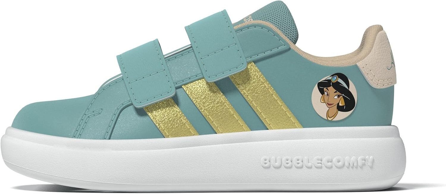 image:imageadidas UnisexBaby Grand Court 30 Hook amp LoopMint TonGold MetallicWonder QuartzAladin
