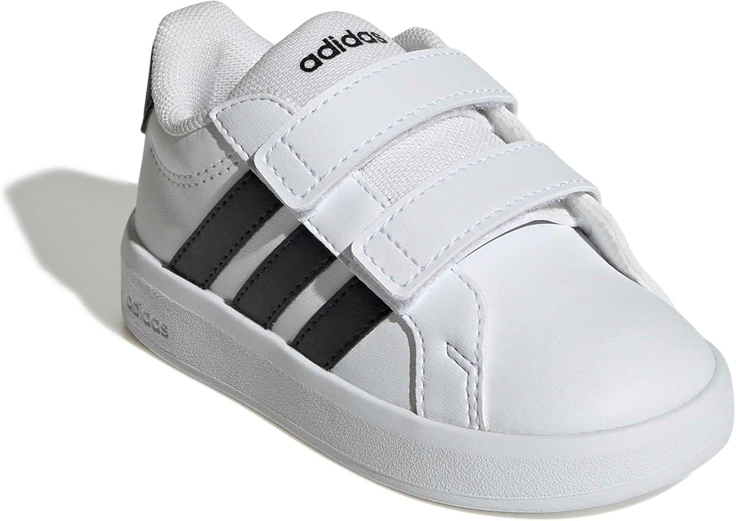 image:imageadidas UnisexBaby Grand Court 30 Hook amp LoopWhiteBlackWhite