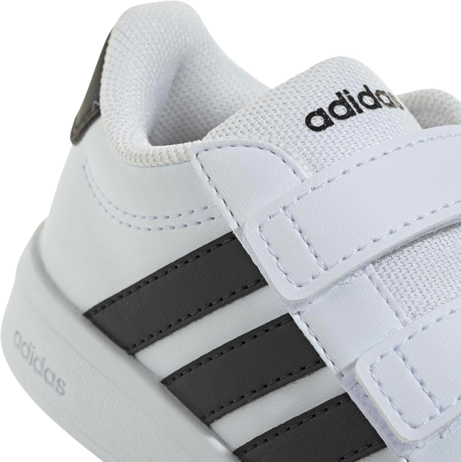 image:imageadidas UnisexBaby Grand Court 30 Hook amp LoopWhiteBlackWhite