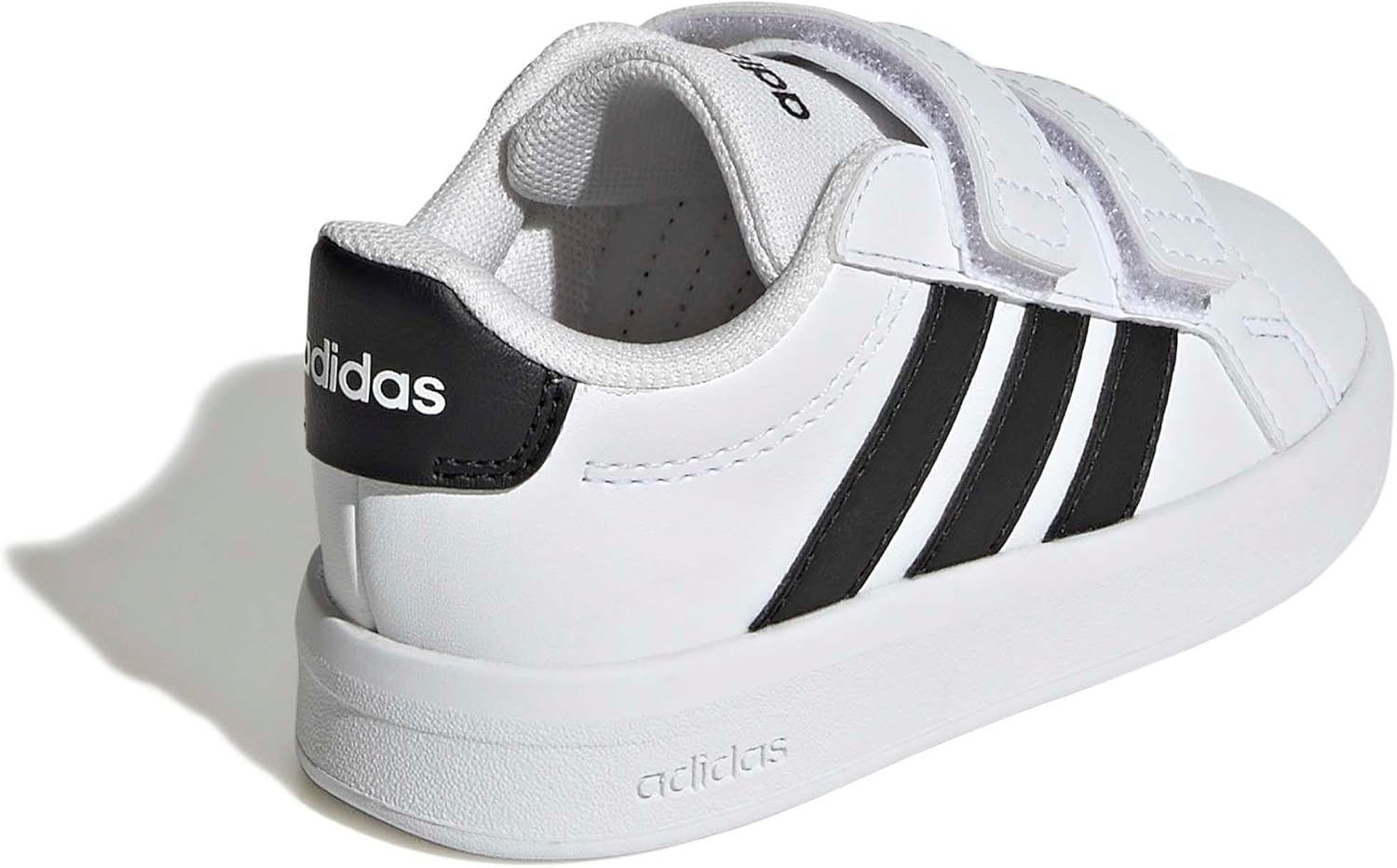 image:imageadidas UnisexBaby Grand Court 30 Hook amp LoopWhiteBlackWhite
