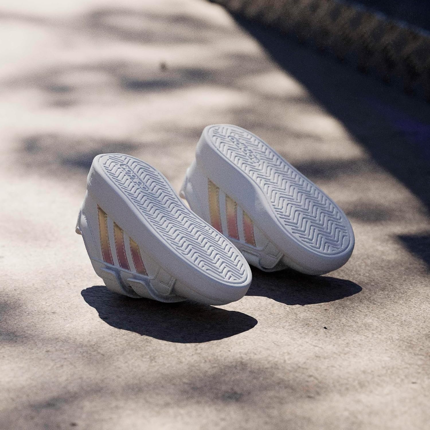 image:imageadidas UnisexBaby Grand Court 30 Hook amp LoopWhiteIridescentWhite