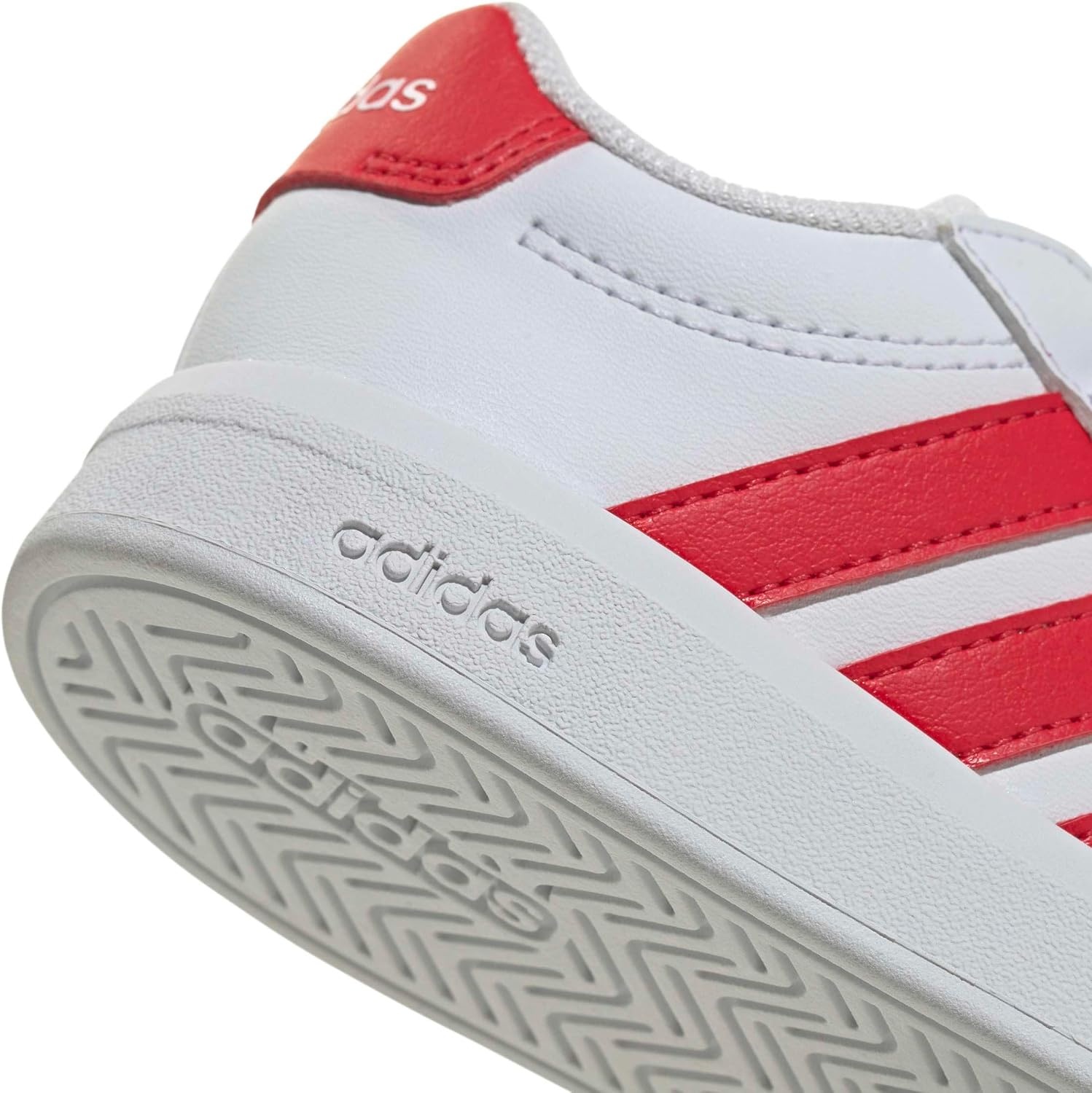 image:imageadidas UnisexBaby Grand Court 30 Hook amp LoopWhitePure RubyPure Ruby
