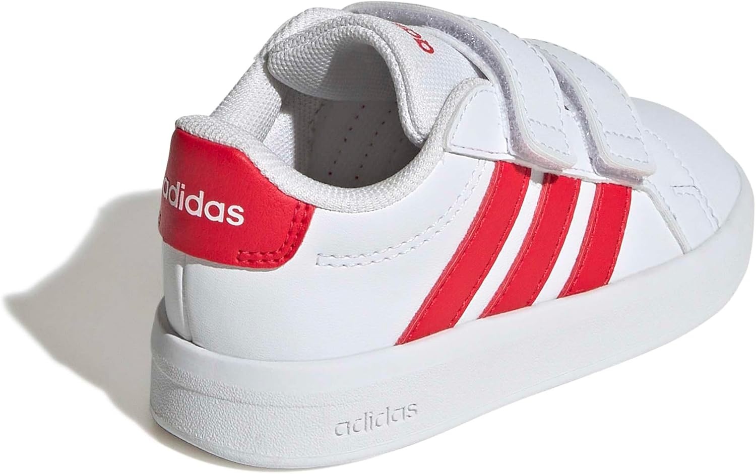 image:imageadidas UnisexBaby Grand Court 30 Hook amp LoopWhitePure RubyPure Ruby