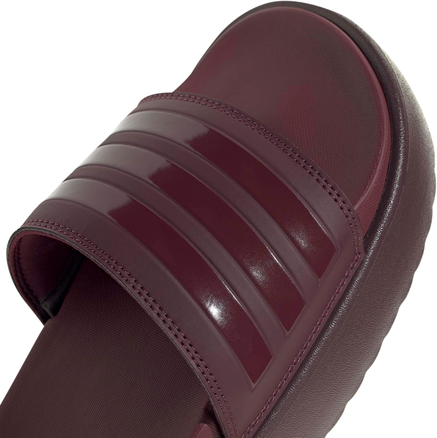 image:imageadidas Womens Adilette Platform Slide SandalsMaroonMaroonShadow Red