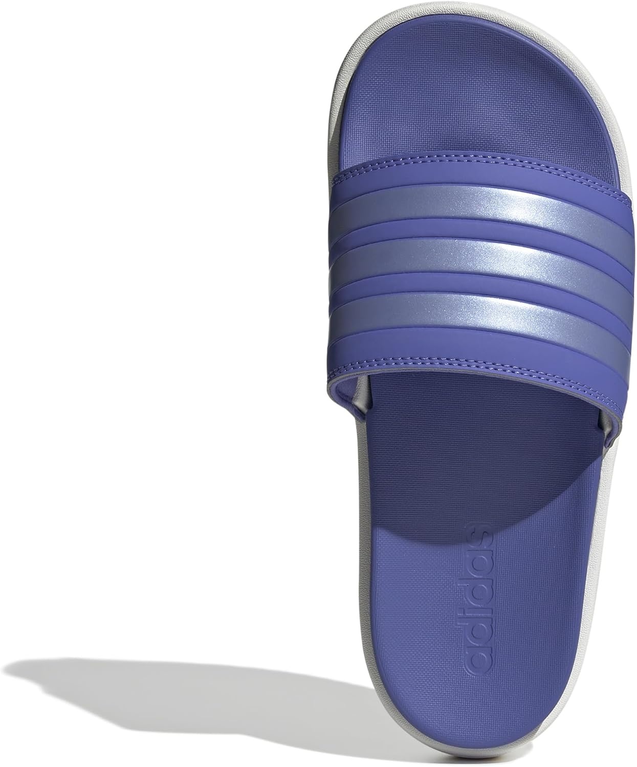 image:imageadidas Womens Adilette Platform Slide SandalsSemi Cobalt BlueBlue Spark MetWhite