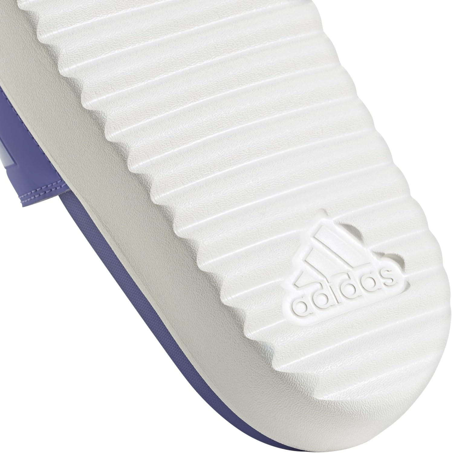 image:imageadidas Womens Adilette Platform Slide SandalsSemi Cobalt BlueBlue Spark MetWhite