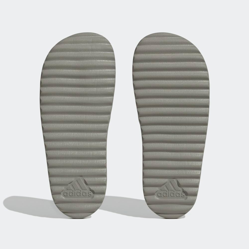 image:imageadidas Womens Adilette Platform Slide SandalsSilver PebbleOlive StrataSilver Pebble