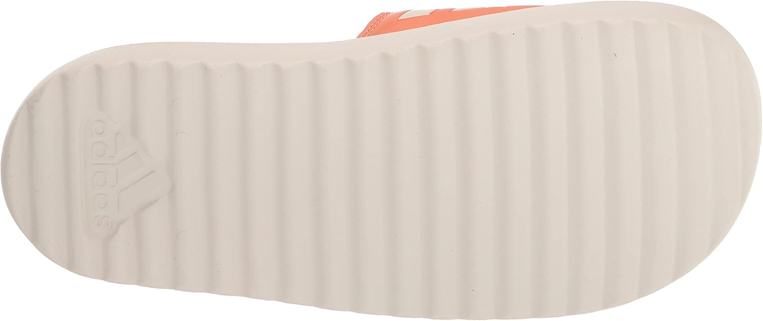 image:imageadidas Womens Adilette Platform Slide SandalsWhiteWhiteSemi Coral