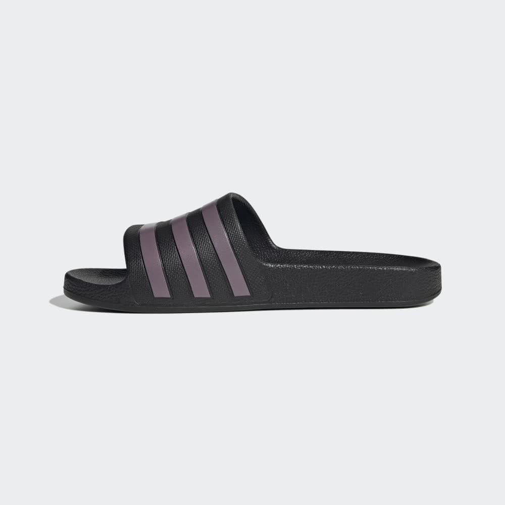image:imageadidas Womens Adilette SandalBlackMatt Purple MetallicBlack