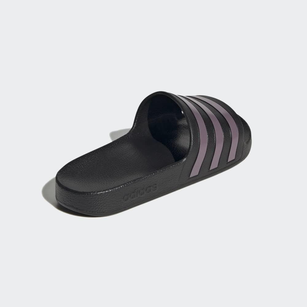 image:imageadidas Womens Adilette SandalBlackMatt Purple MetallicBlack