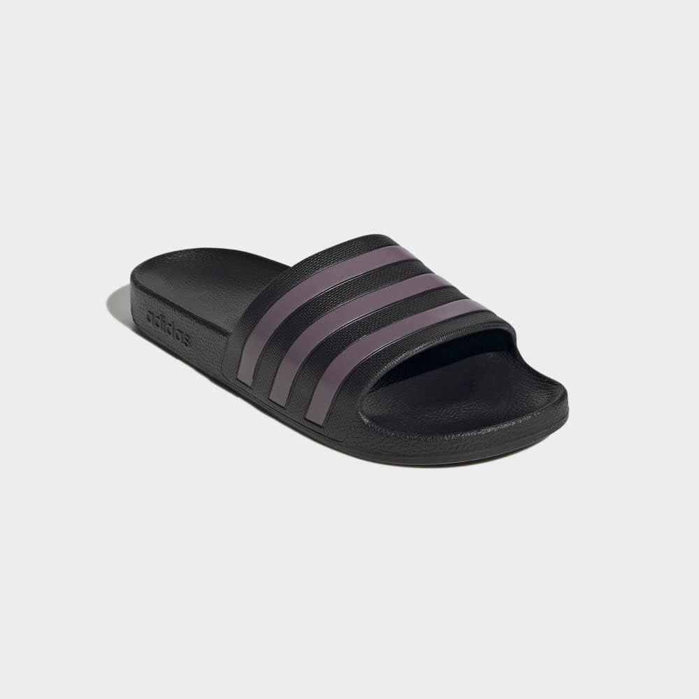 image:imageadidas Womens Adilette SandalBlackMatt Purple MetallicBlack