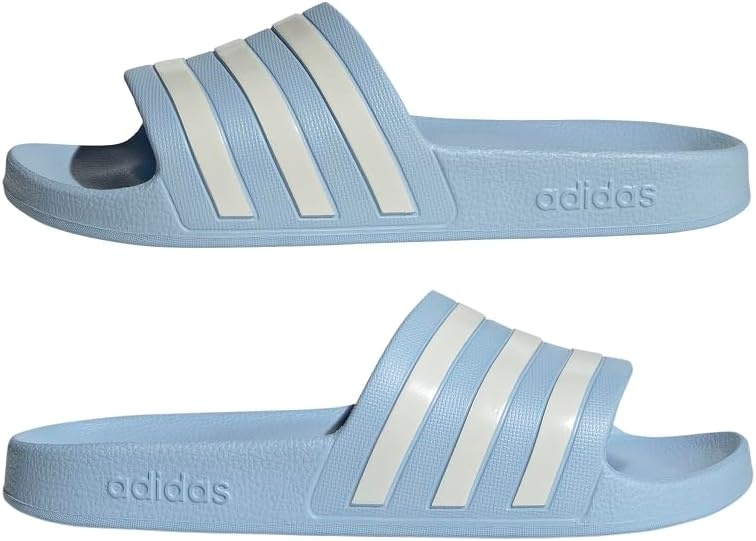 image:imageadidas Womens Adilette SandalGlow BlueZero MetallicZero Metallic