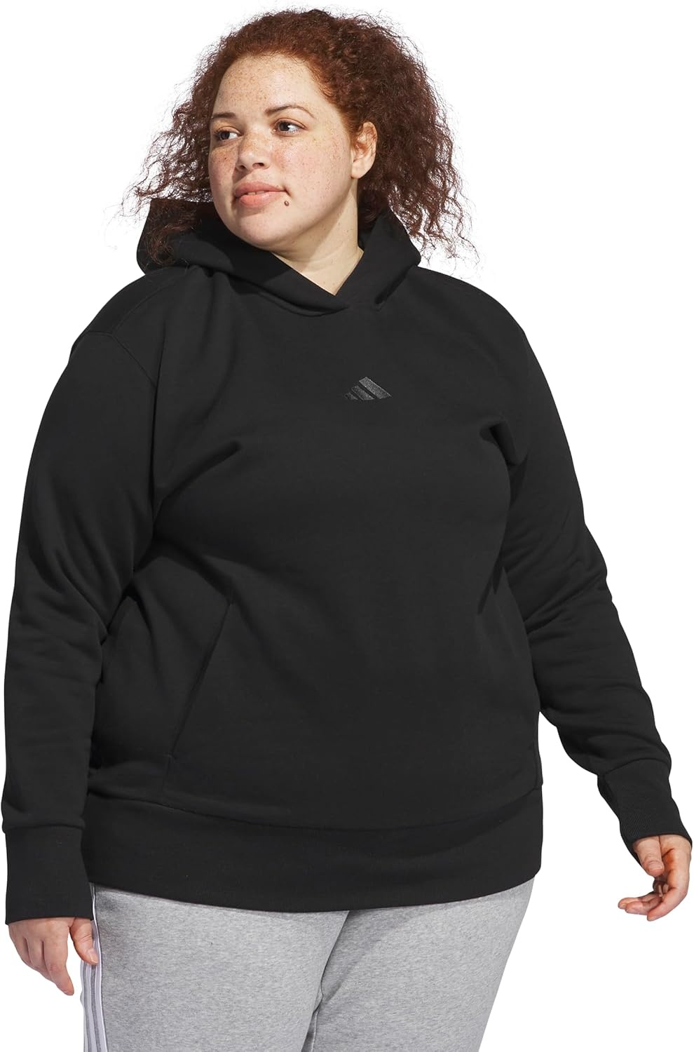 image:imageadidas Womens All Szn Fleece Loose HoodieBlack