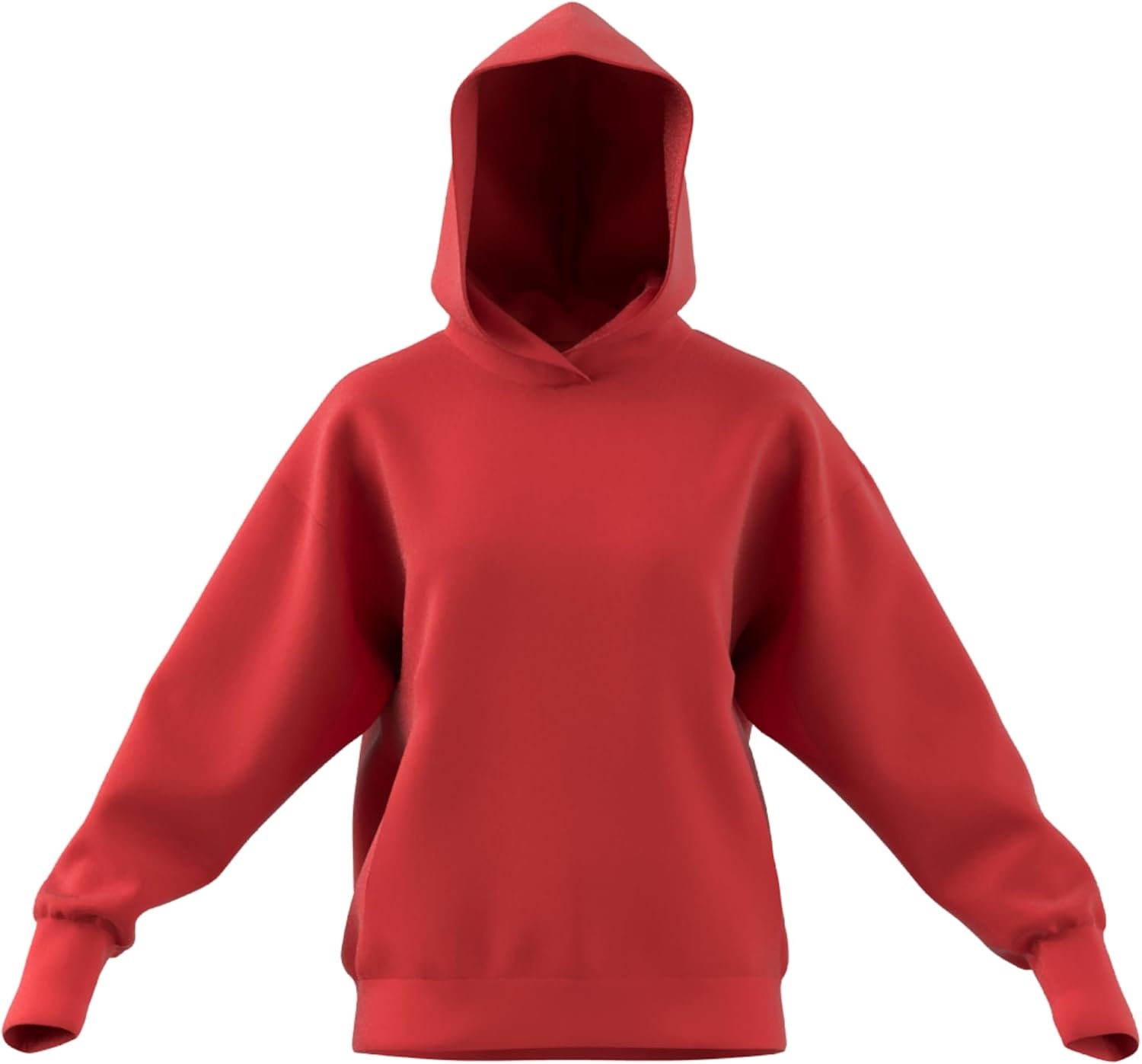 image:imageadidas Womens All Szn Fleece Loose HoodieBright Red