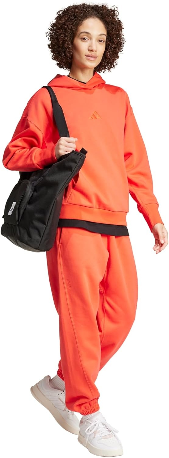 image:imageadidas Womens All Szn Fleece Loose HoodieBright Red