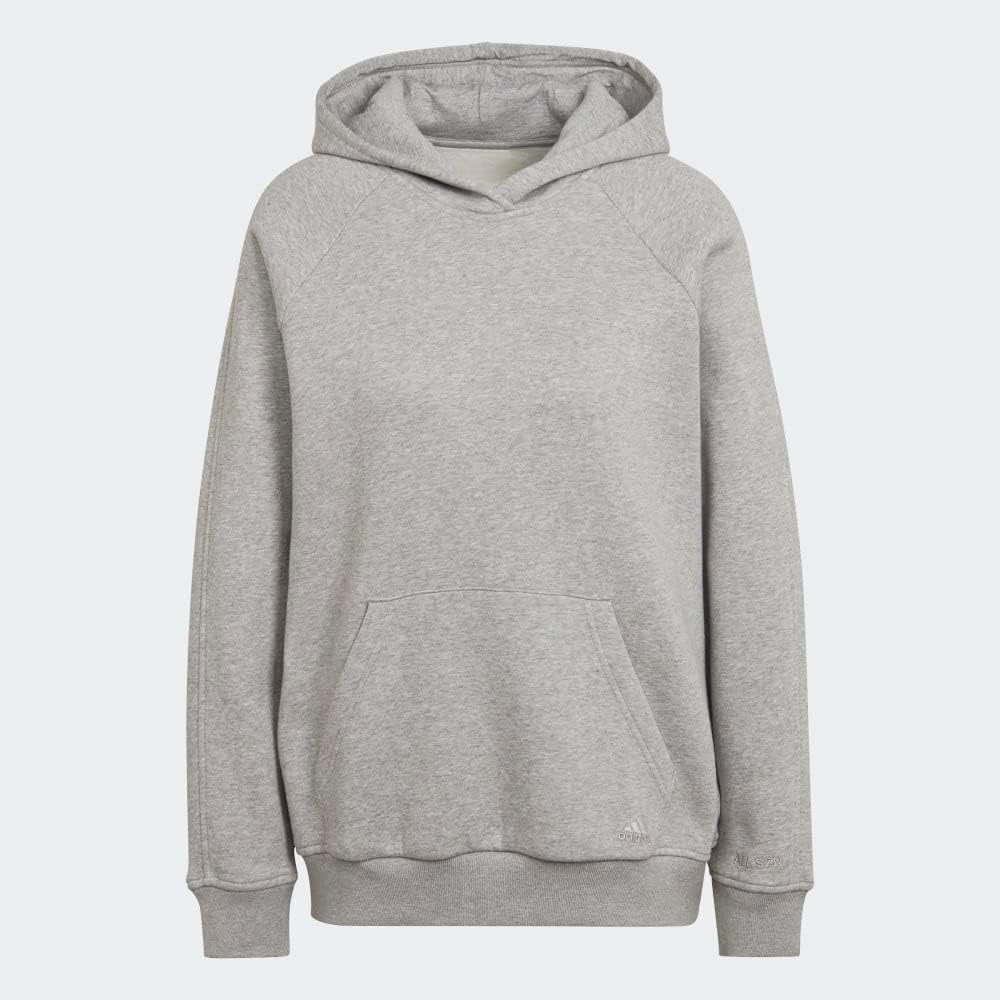 image:imageadidas Womens All Szn Fleece Loose HoodieMedium Grey Heather2022