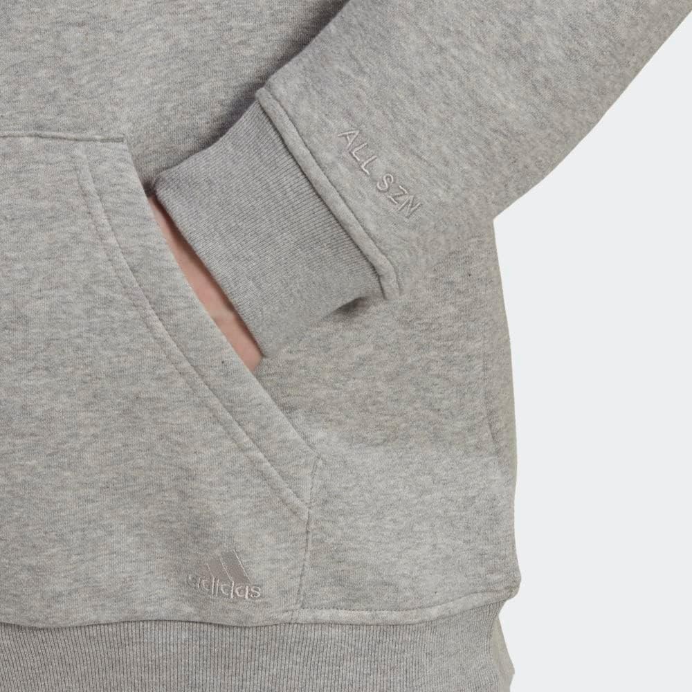 image:imageadidas Womens All Szn Fleece Loose HoodieMedium Grey Heather2022