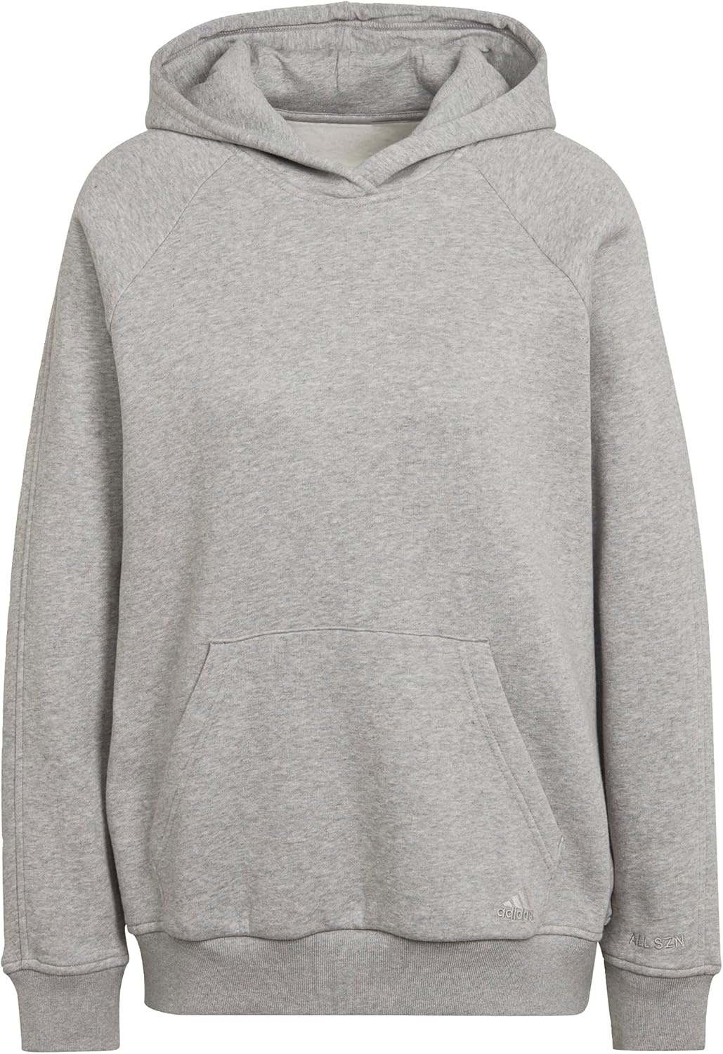 image:imageadidas Womens All Szn Fleece Loose HoodieMedium Grey Heather2022