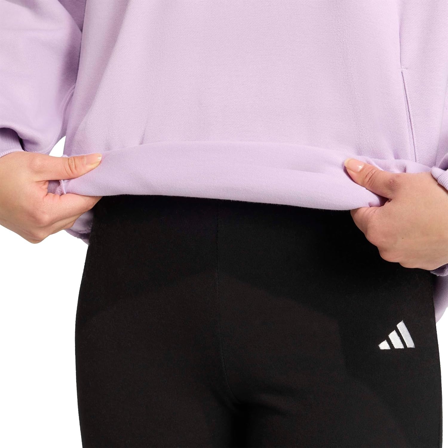 image:imageadidas Womens All Szn Fleece Loose HoodiePowder Plum