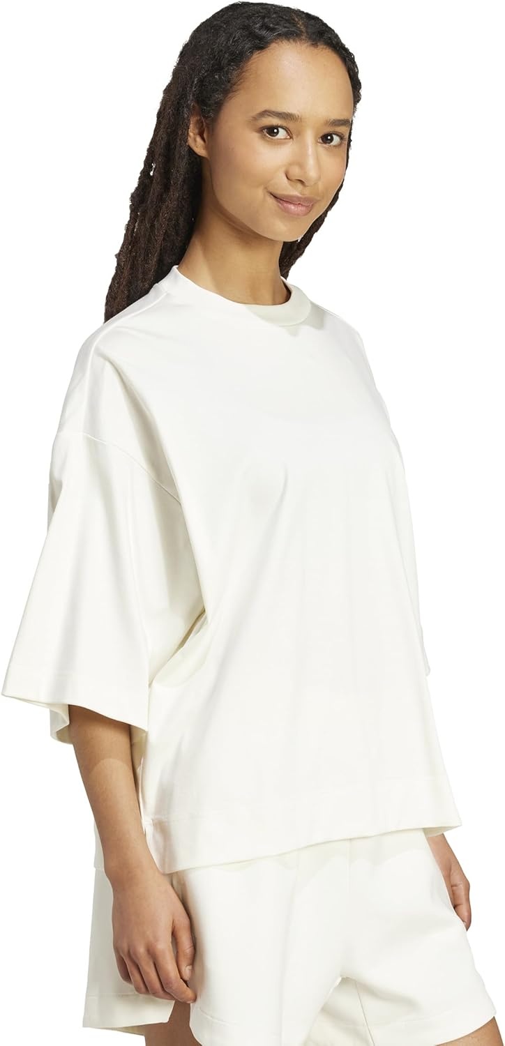 image:imageadidas Womens All Szn Soft Lux Loose TShirtOffwhite