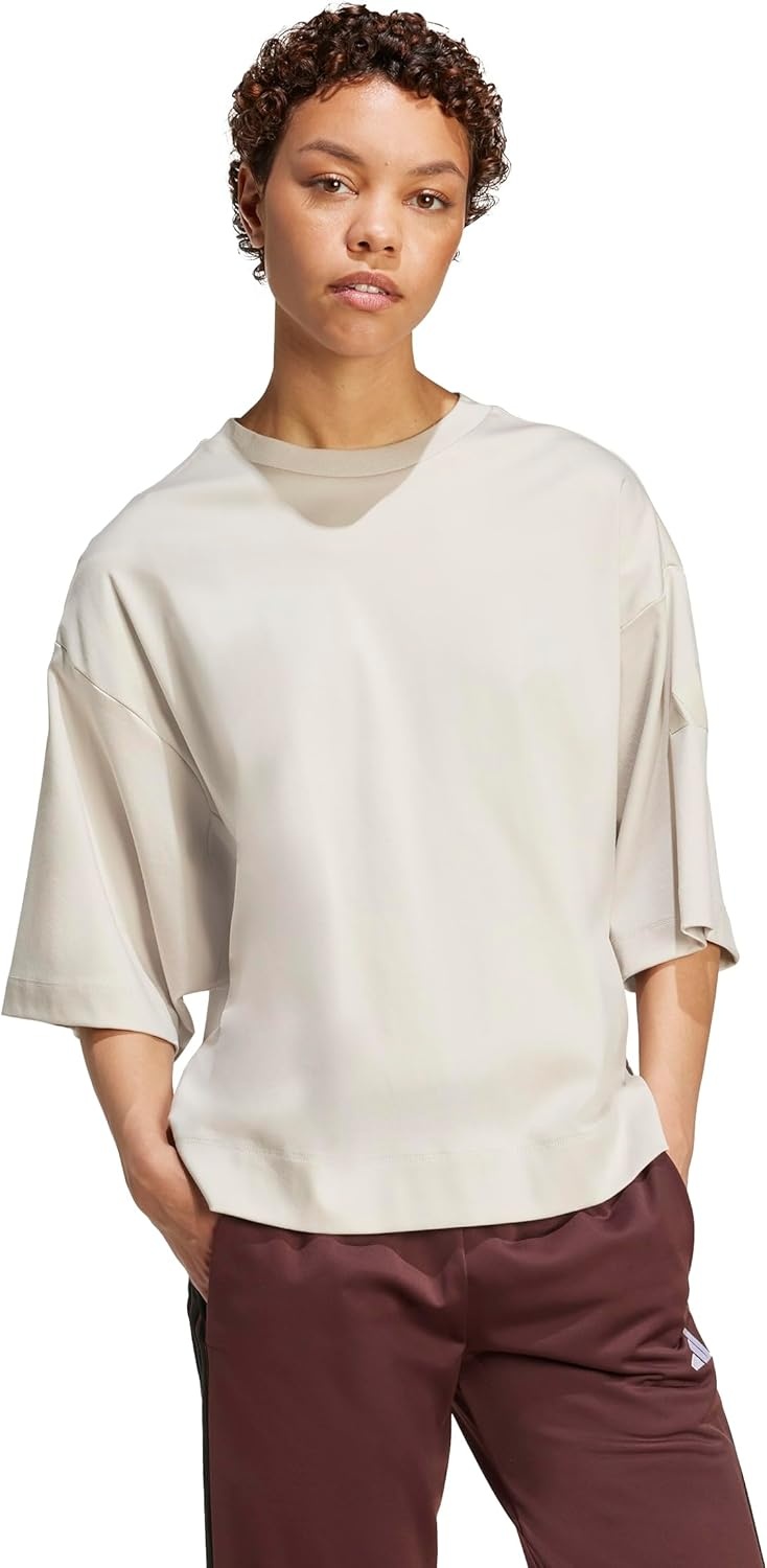 image:imageadidas Womens All Szn Soft Lux Loose TShirtWonder Alumina