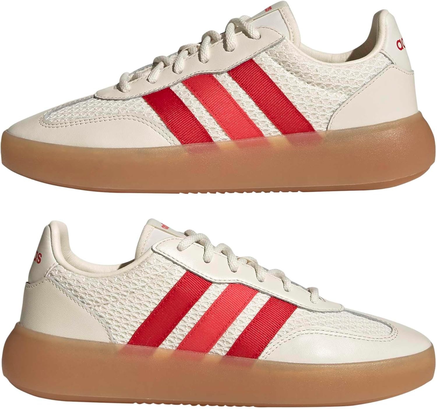 image:imageadidas Womens Barreda Decode SneakersOff WhiteBetter ScarletSemi Lucid Red