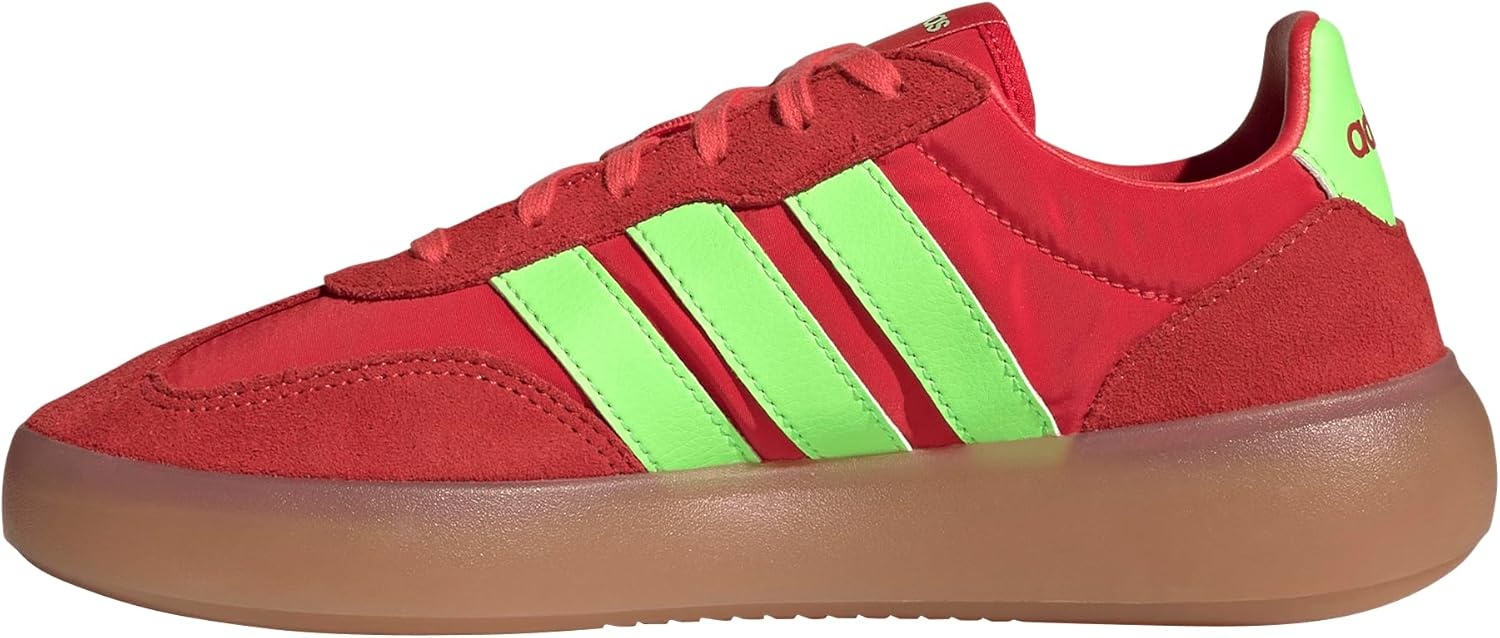 image:imageadidas Womens Barreda Decode SneakersPure RubyLime BurstSemi Lucid Red