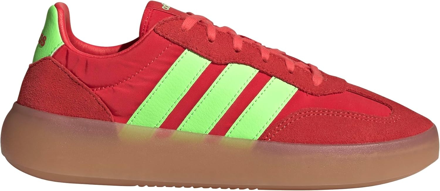image:imageadidas Womens Barreda Decode SneakersPure RubyLime BurstSemi Lucid Red