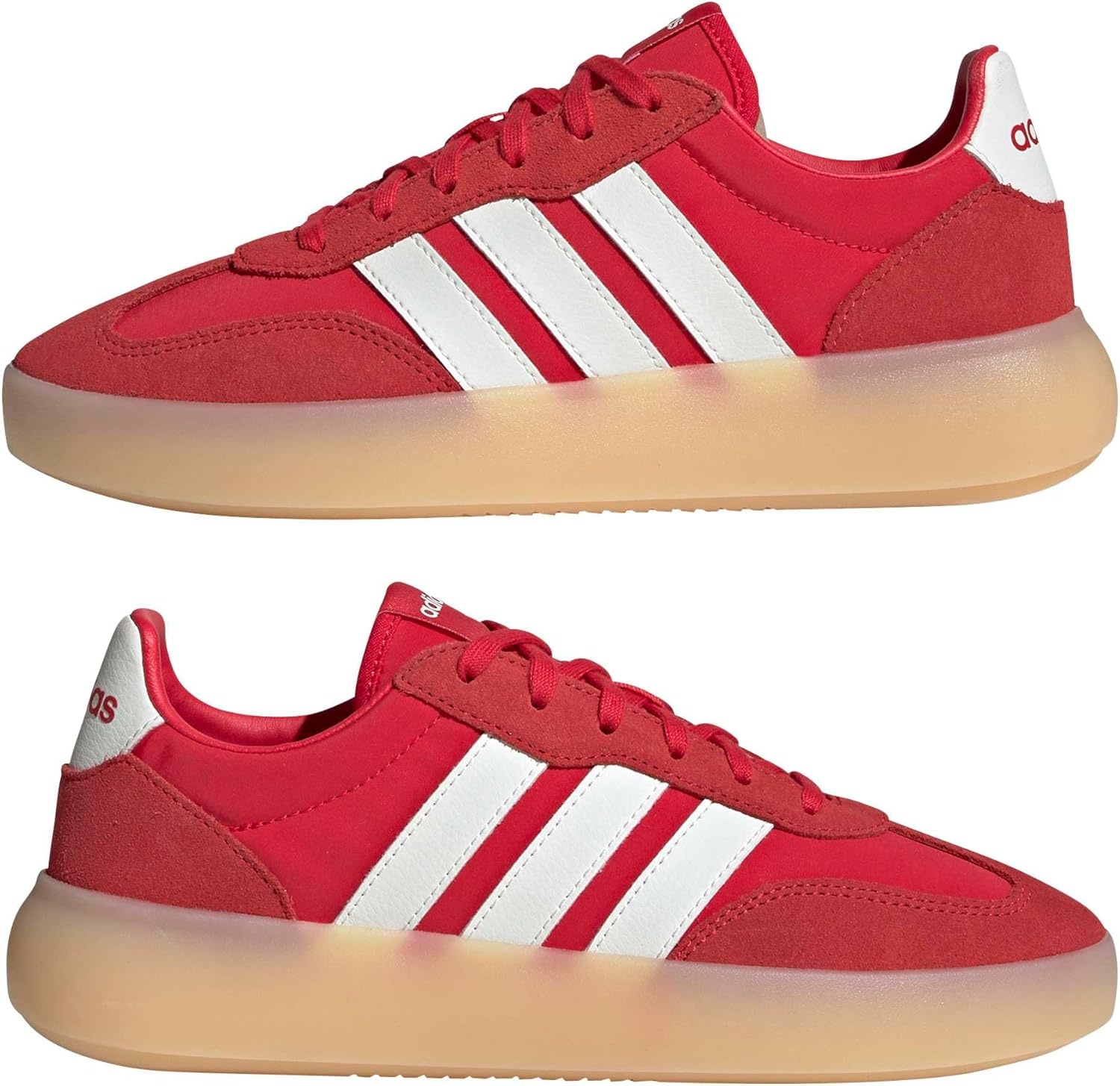 image:imageadidas Womens Barreda Decode SneakersPure RubyOff WhiteOrange Tint