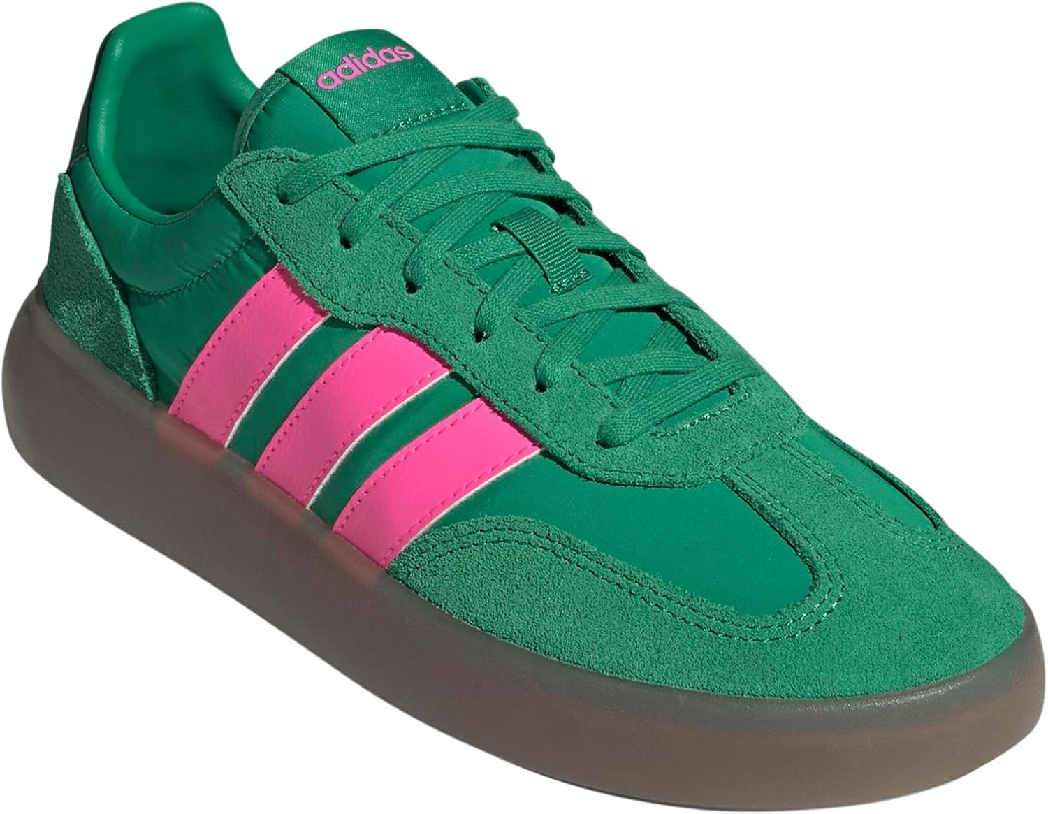 image:imageadidas Womens Barreda Decode SneakersSemi Court GreenLucid PinkCollegiate Green
