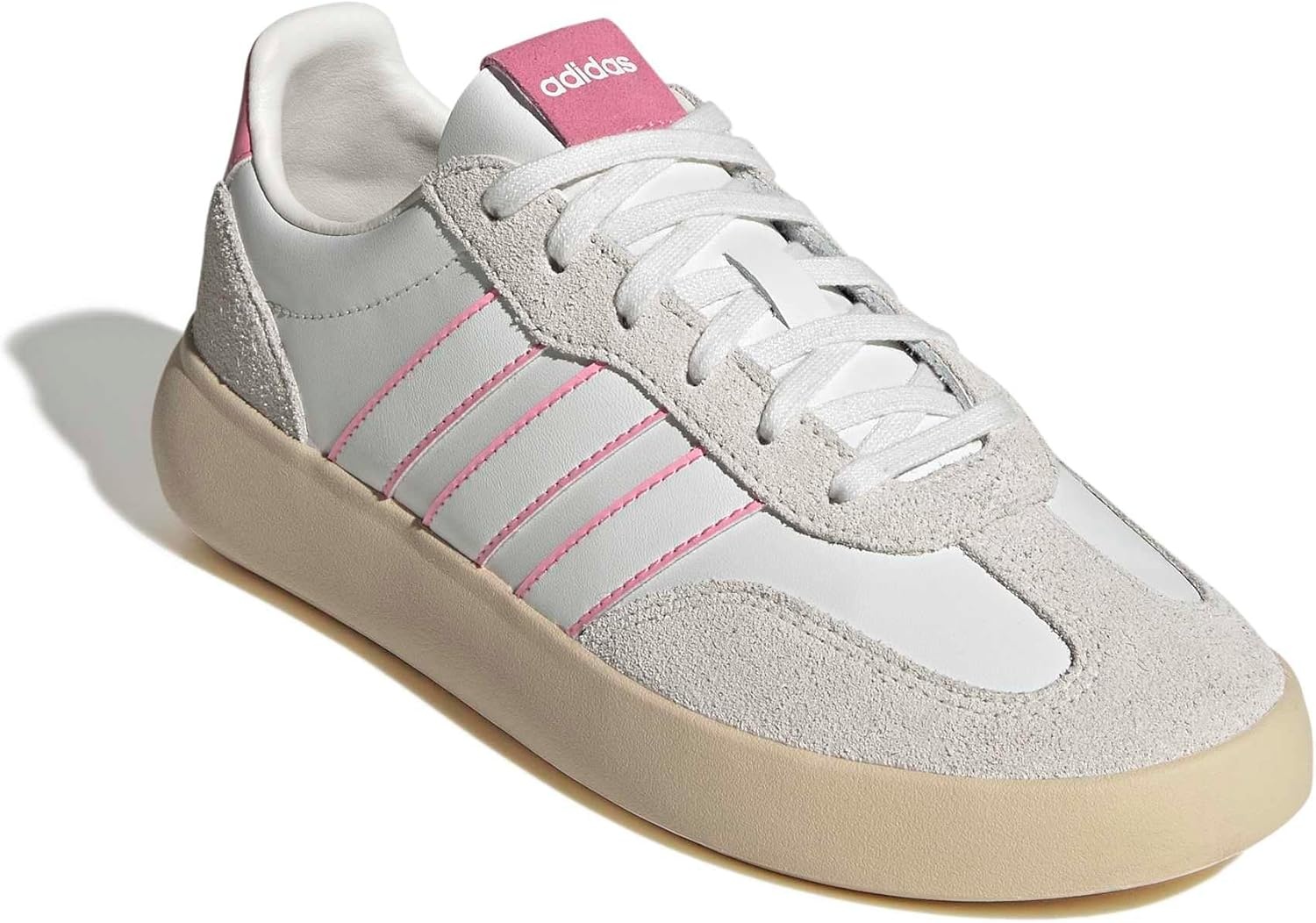 image:imageadidas Womens Barreda Decode SneakersWhiteBliss PinkSand Strata