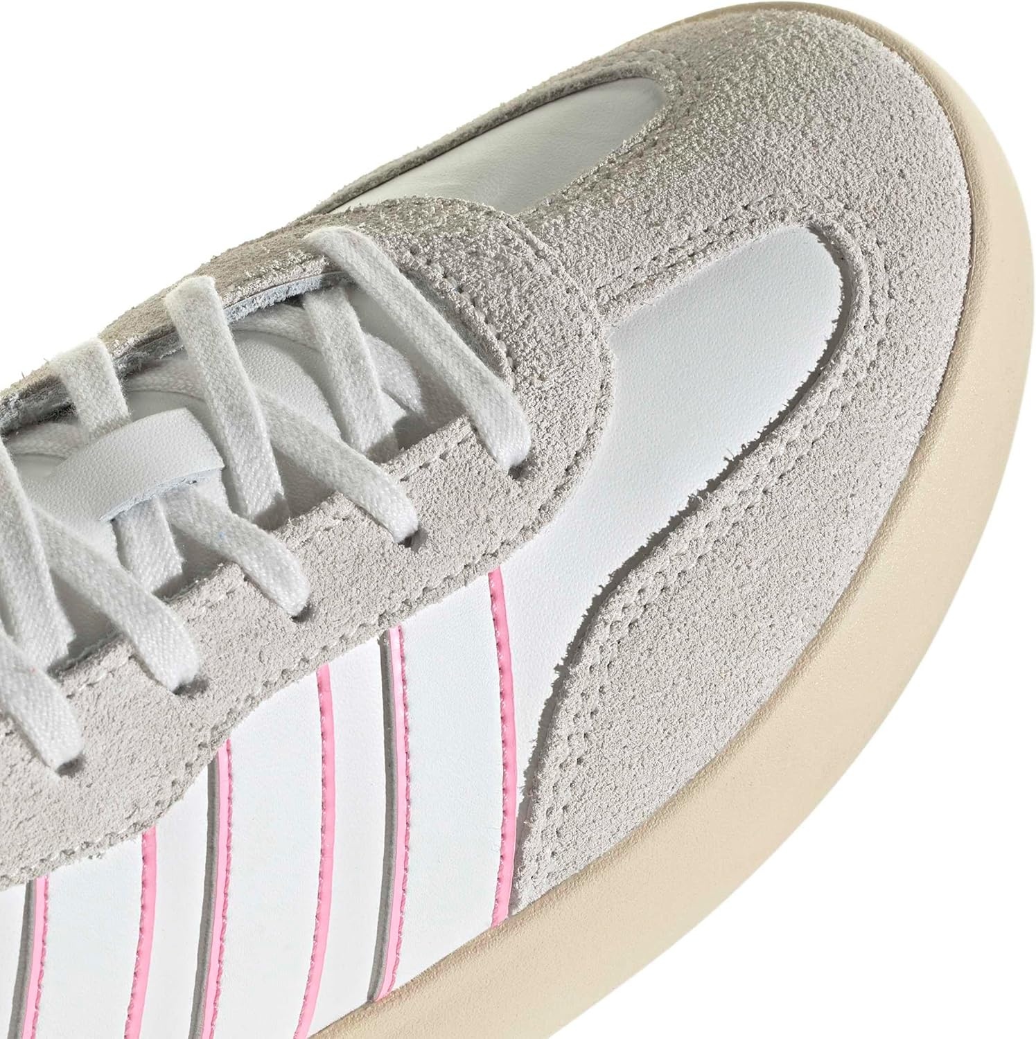 image:imageadidas Womens Barreda Decode SneakersWhiteBliss PinkSand Strata