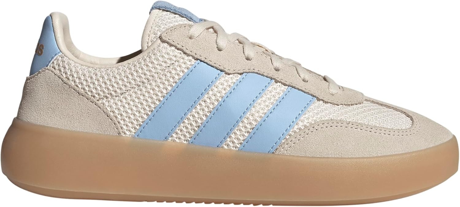 image:imageadidas Womens Barreda Decode SneakersWonder WhiteBlueGold Metallic