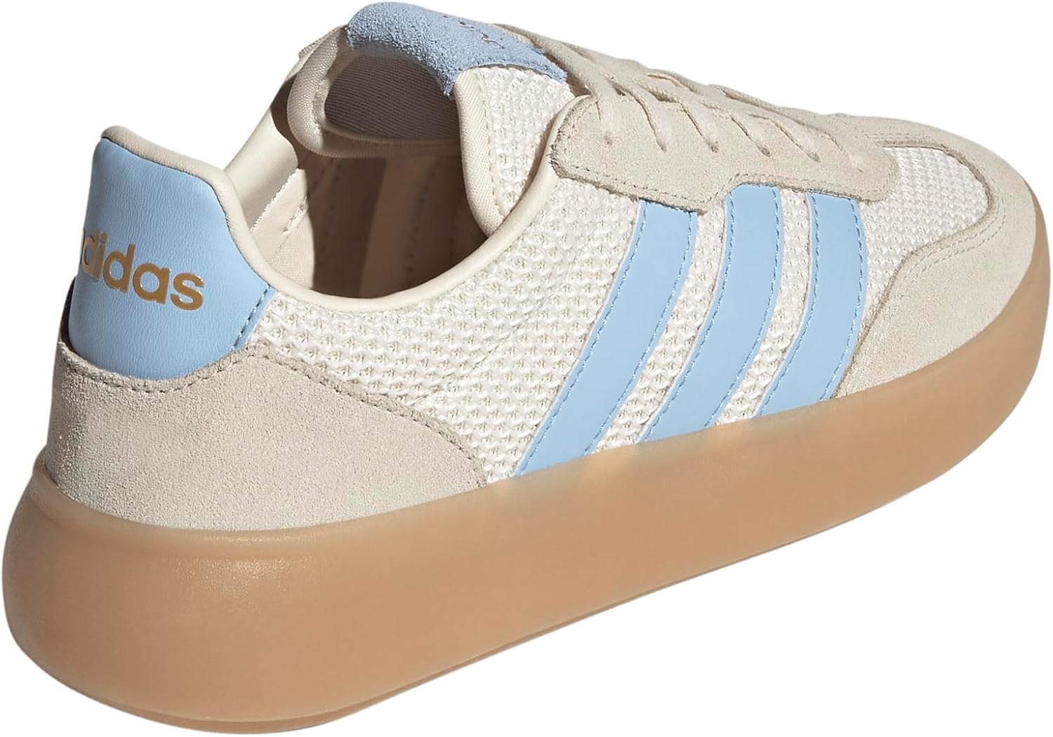 image:imageadidas Womens Barreda Decode SneakersWonder WhiteBlueGold Metallic