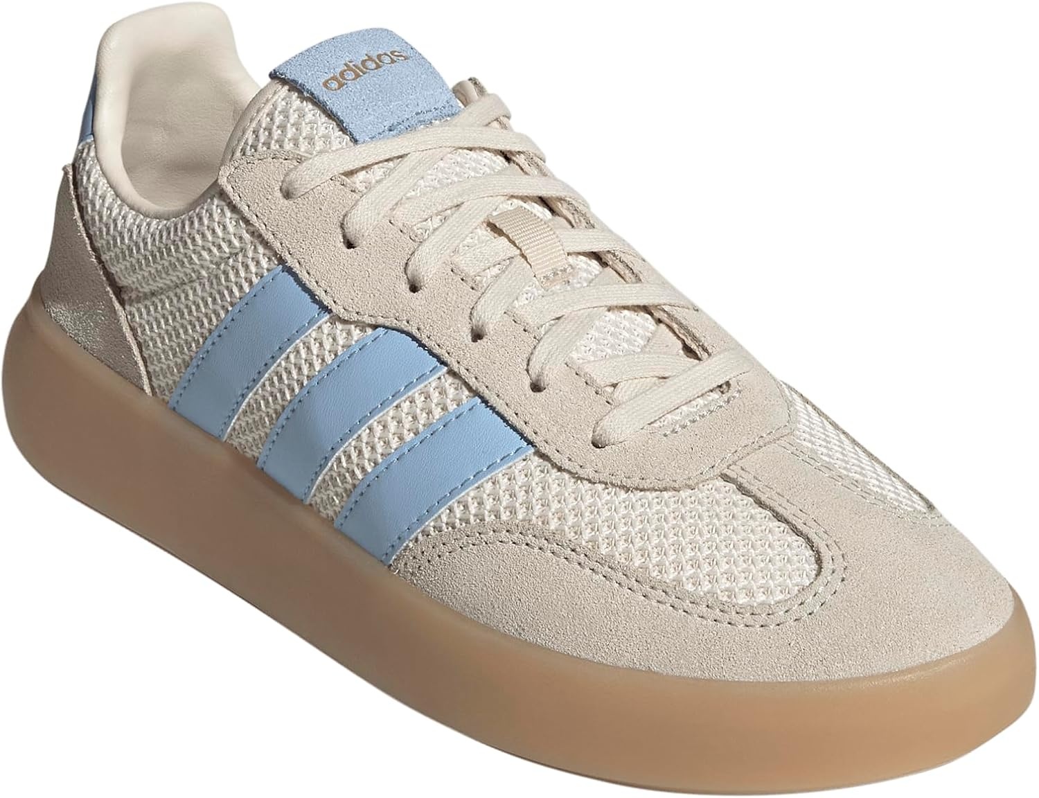 image:imageadidas Womens Barreda Decode SneakersWonder WhiteBlueGold Metallic